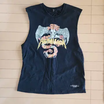 METALLICA 탱크탑 L 블랙
