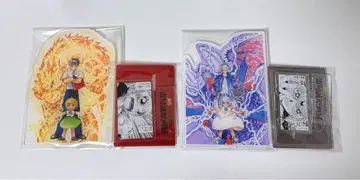 골드 컬러의 갓슈!!와 라이쿠 마코토 원화전 아크릴 디오라마 제온 갓슈