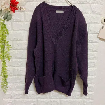 [ 레어/빈티지 ] Mode Nasuka V넥 오버 사이즈 니트