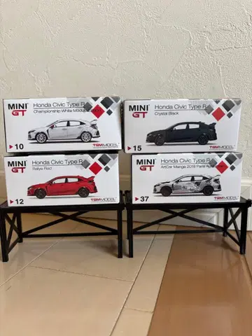 MINI GT 혼다 시빅 TYPE R 4종 세트 미개봉품
