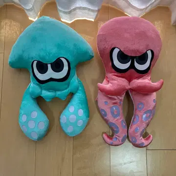 스프라툰 봉제 인형 오징어 문어 세트