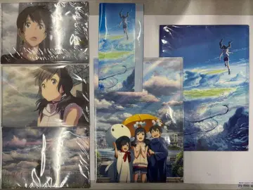 [ 새상품 ] 신카이 마코토 날씨의 아이 클리어 파일 6장 세트