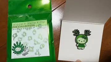 EXPO2025 만박 일본관 키티 핀 배지 산리오 조류