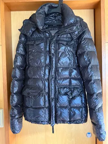 AKM x DUVETICA 별주 M-65 다운 자켓 블랙 L