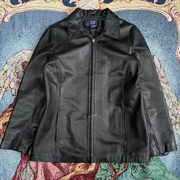 올드 갭 GAP 가죽 자켓 블랙 L