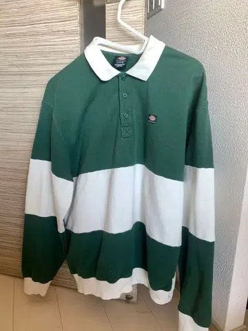 디키즈 속기모 라거 셔츠풍 맨투맨 그린 화이트 L