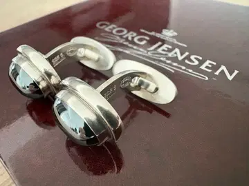 GEORG JENSEN 커프스링크스 44B 헤마타이트 모델 부속품 없음