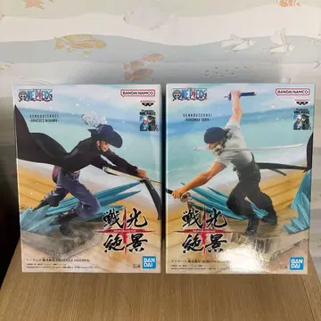 원피스 전광절경 피규어 2체 세트 미호크 조로