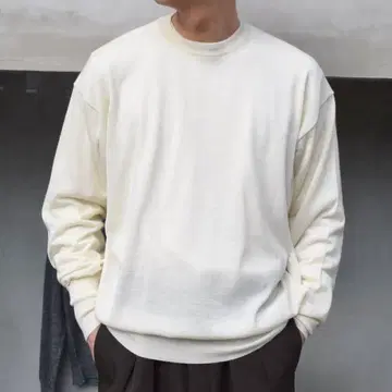 HERILL CASHMERE HIGHGAUGE CREWNECK size2