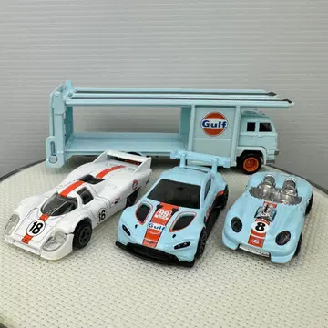 핫휠 프리미엄 미니카 GULF 트랜스포트 4대 세트