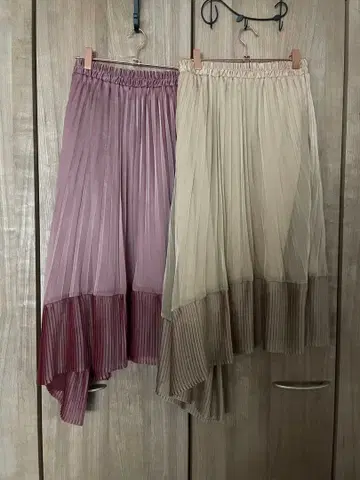 베일 테일 스커트 L CINEMATIQ 베이지 코코아 피쉬 테일