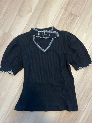 MA*RS 하트 버클 골지 상의