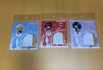 최애의 아이 아크릴 스탠드 아쿠아 쿠로카와 아카네 아리마 카나 3종 세트