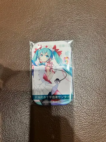 하츠네 미쿠 헌혈 캔뱃지 오사카 한정판