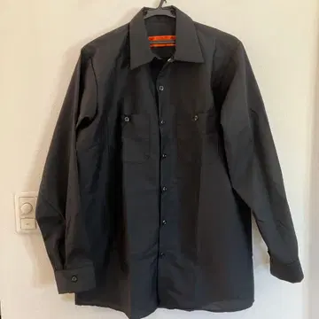 RED KAP 블랙 긴팔 셔츠 M