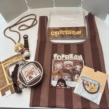 POPMART 커피 팩토리 DIMOO 굿즈 에코백 스마트폰 홀더