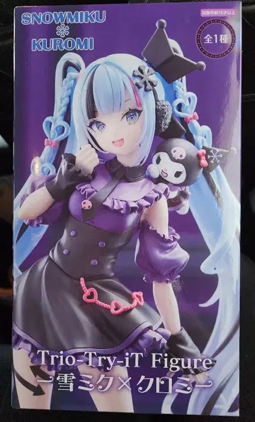 유키 미쿠 x 쿠로미 트리오 트라이잇 피규어