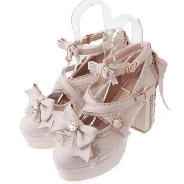 리즈리사 투라이크슈즈 프릴 펌프스 핑크 L