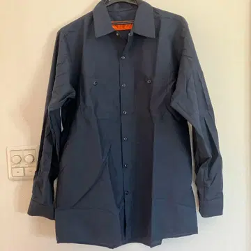 RED KAP 네이비 긴팔 셔츠 M