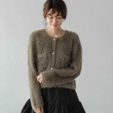 SUGAR BISKET 재기 니트 가디건