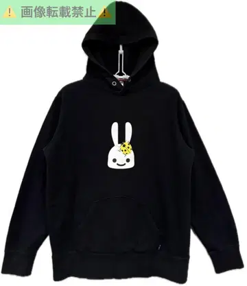 *큔 CUNE 토끼 옐로우 컬러 무당벌레 풀오버 후드티 L