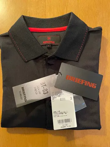 BRIEFING 블랙 퀵 드라이 셔츠
