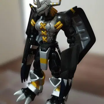 디지몬 D-real 블랙 워그레이몬 피규어 당시 물건