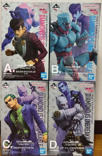 제일복권 죠죠의 기묘한 모험 A, B, C, D상 피규어 4종 세트