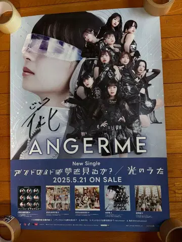 안쥬르므 고토 하나 친필 사인 포함 포스터