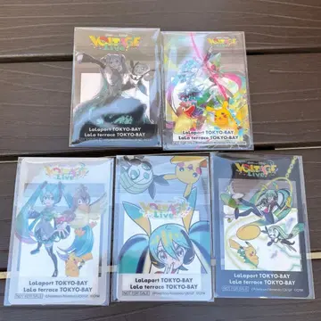 포켓몬 하츠네 미쿠 포케미쿠 라라포트 TOKYO BAY 클리어 카드 전종