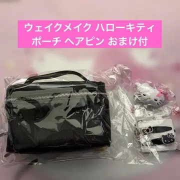 헬로키티 웨이크 메이크 파우치 헤어핀