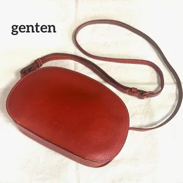 genten 미네르바 키코 숄더백 파우치 컴팩트 오렌지