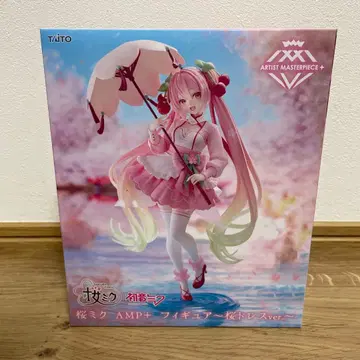 TAITO 벚꽃 미쿠 AMP+ 피규어 벚꽃 드레스 ver. 미개봉 새상품