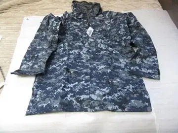 신 M-L US.NAVY NWU 블루 고어텍스 후드티