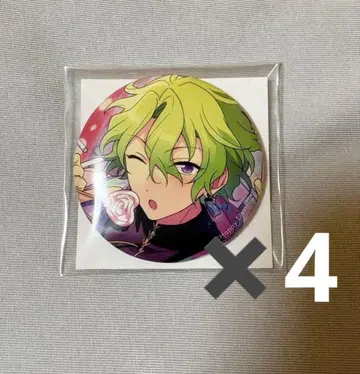 앙스타 토모에 히요리 캔뱃지 4개 세트