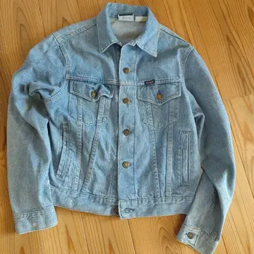 80s 미국제 Wrangler 데님 자켓 라이트 블루