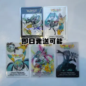 하츠네 미쿠 포켓몬 VOLTAGE Live! 5장 세트 라라포트 도쿄베이