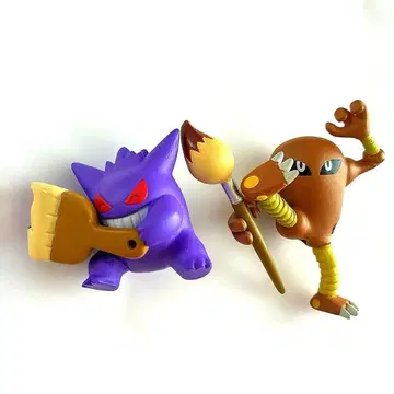 포켓몬 팔레트 컬러 컬렉션 퍼플 브라운 겐가 가챠가챠