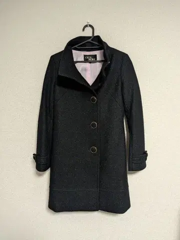 세실 맥비 롱 코트 블랙 새상품급