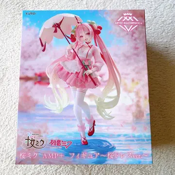TAITO 하츠네 미쿠 벚꽃 미쿠 AMP+ 피규어 벚꽃 드레스 ver.