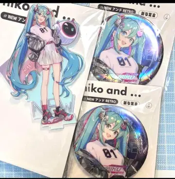 하츠네 미쿠 아크릴 스탠드 캔뱃지 세트 niko and 니코앤드 중국