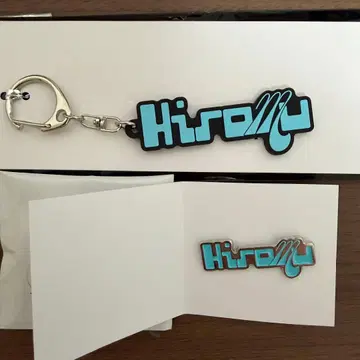 INI POPUP 타카츠카 히로무 네임 키링 핀 배지