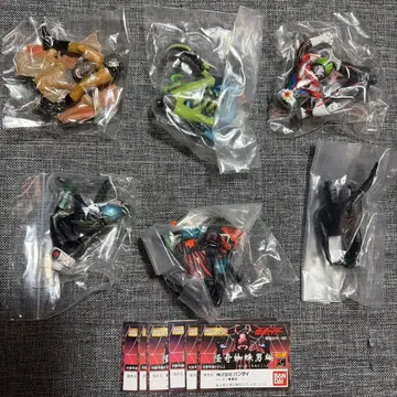 HG 가면라이더 2 괴기 거미 남자편 전 6종 세트