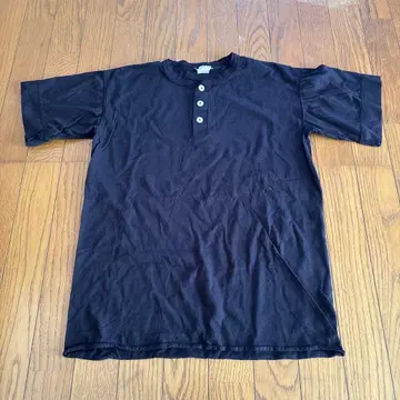 헬스니트 헨리넥 T셔츠 L USA제