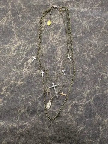 Handmade 3단 목걸이 00s y2k archive gunda 계열