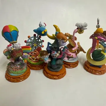 산리오 드림 파티 카이요도 피규어 5종 세트 2005년 미개봉