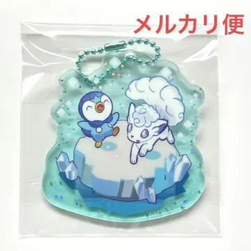 팽도리 알로라식스테일 아크릴 참 컬렉션 포켓몬 센터 한정판