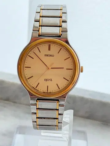 [ 배터리 교체 완료 ] SEIKO SPIRIT 세이코 스피릿 QZ 쿼츠