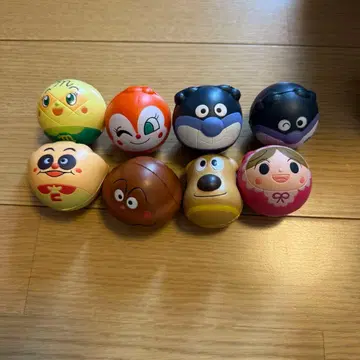 호빵맨 캐릭터 공 8개 세트 캡슐 토이