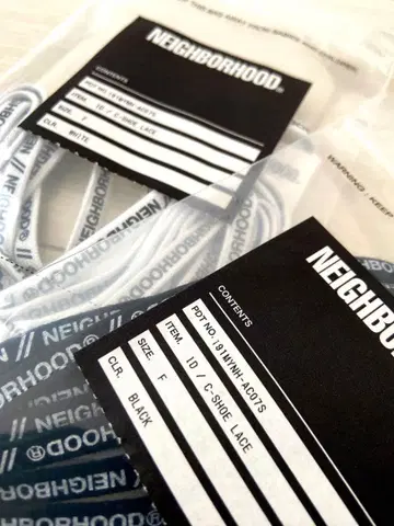 NEIGHBORHOOD 네이버후드 슈레이스 스니커즈 끈